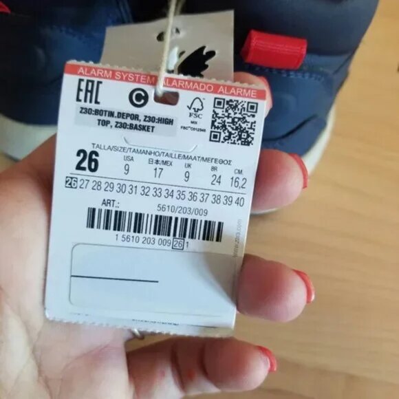 Nwt little boy hightop boots lightweight say size 9 runs small - Picture 2 of 8